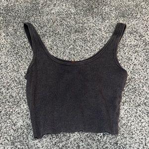 charcoal color tank top